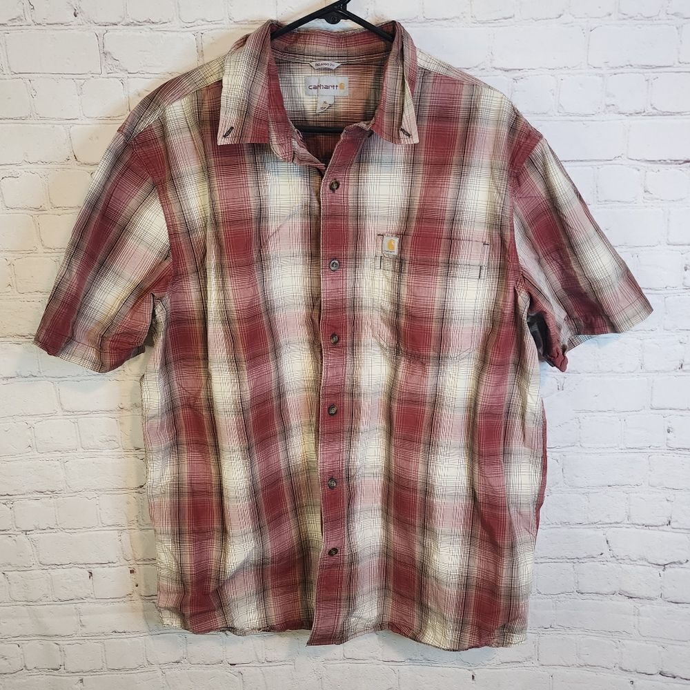Men's Carhartt "Relaxed Fit" button-down shirt, size XL